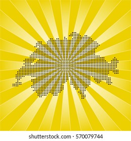 map of Switzerland