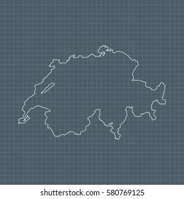 map of Switzerland
