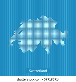 map of Switzerland