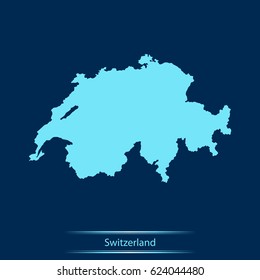 map of Switzerland
