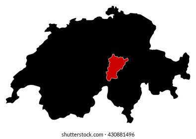 Map - Swizerland, Uri