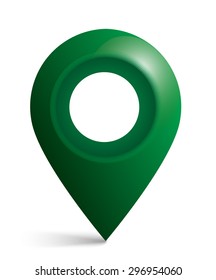 Map symbol, map pointer, vector icon