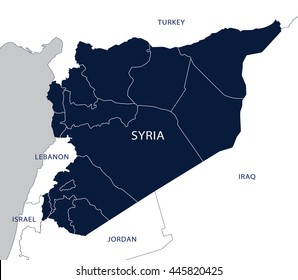 Map of Syria