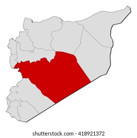 Map - Syria, Homs