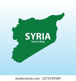 Map of Syria premium vector illustration