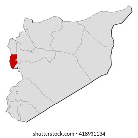 Map - Syria, Tartus