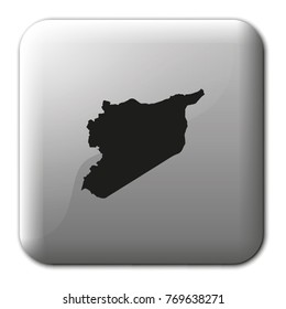 Map of Syria vector icon.