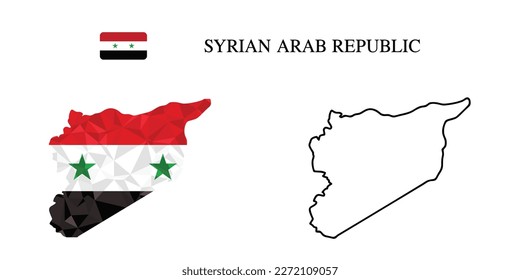 map of syrian arab republic