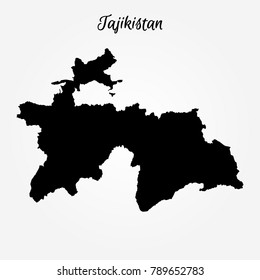 Map of Tajikistan