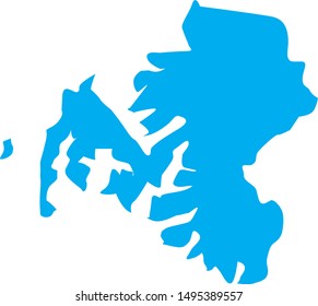 map of talbot County in state of Maryland