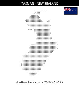 Map of Tasman region New Zealand