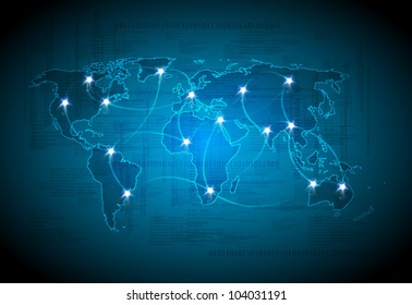 Map technology light design