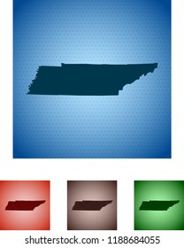 map of Tennessee