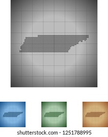 map of Tennessee