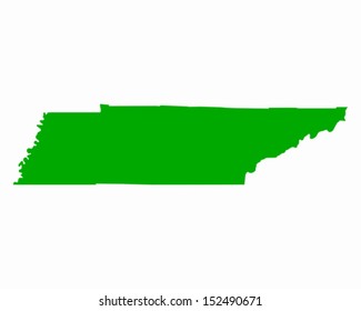 Map of Tennessee