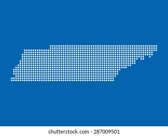 map of Tennessee