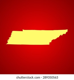 map of Tennessee