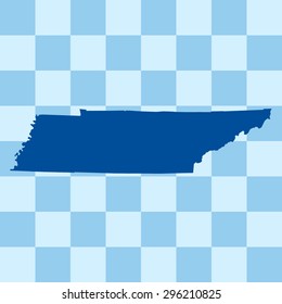 map of Tennessee
