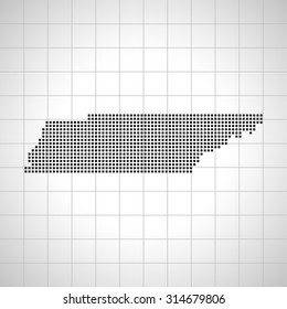 map of Tennessee