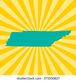 map of Tennessee