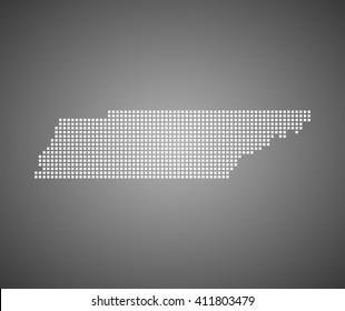 map of Tennessee