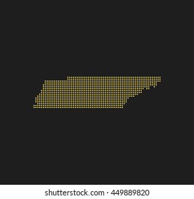 map of Tennessee