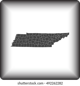 map of Tennessee