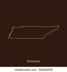 map of Tennessee