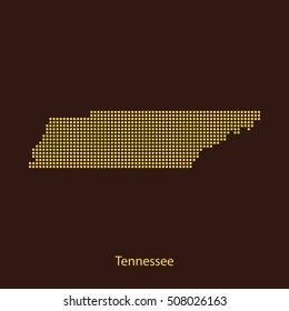 map of Tennessee