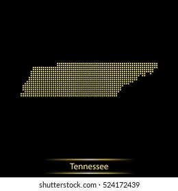 map of Tennessee
