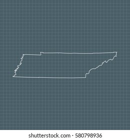 map of Tennessee