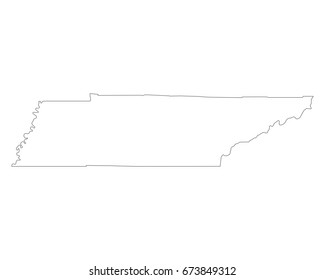 Map of Tennessee