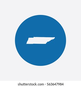 Map of Tennessee Vector Illustration