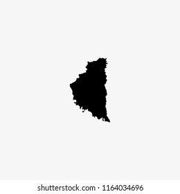 Map of Ternopil - Ukraine Vector Illustration
