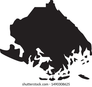 map of terrebonne County in louisiana