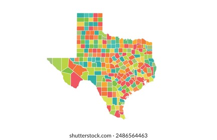 Map of the Texas state.used for education,Travel worldwide, earth geography website layouts, background, Study geography,work in graphics.Suitable for tourists students and graphic design.