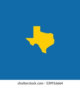 Map of Texas Vector Illustration