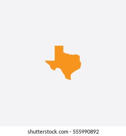 Map of Texas Vector Illustration