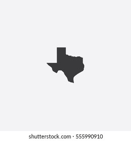 Map of Texas Vector Illustration