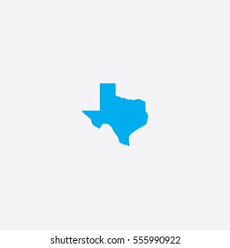 Map of Texas Vector Illustration