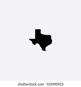 Map of Texas Vector Illustration