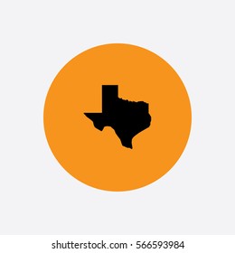 Map of Texas Vector Illustration

