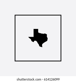 Map of Texas Vector Illustration

