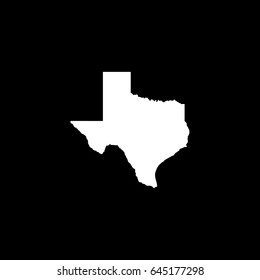 Map of Texas Vector Illustration