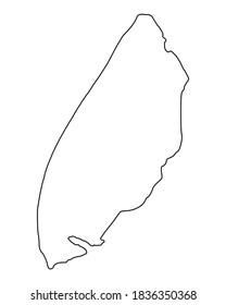 Map of Texel on white