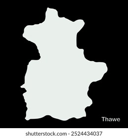 Mapa de Thawe Block, Gopalganj District, Bihar State, República da Índia, Governo de Bihar, Território indiano, Índia Oriental, política, aldeia, turismo