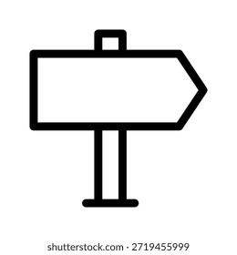 Ícone de linha fina do mapa. O ícone pode ser usado para sites, impressão, modelos, modelos de apresentação, ilustrações, etc.