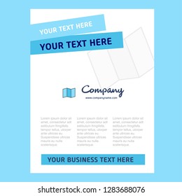 Map Title Page Design for Company profile ,annual report, presentations, leaflet, Brochure Vector Background
