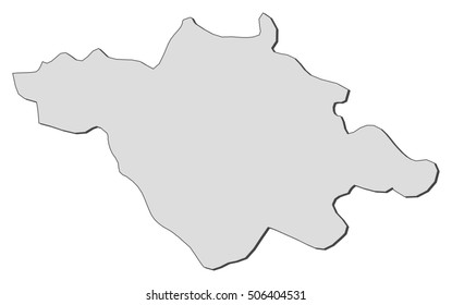 Map - Tlaxcala (Mexico)