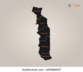 Map of Togo